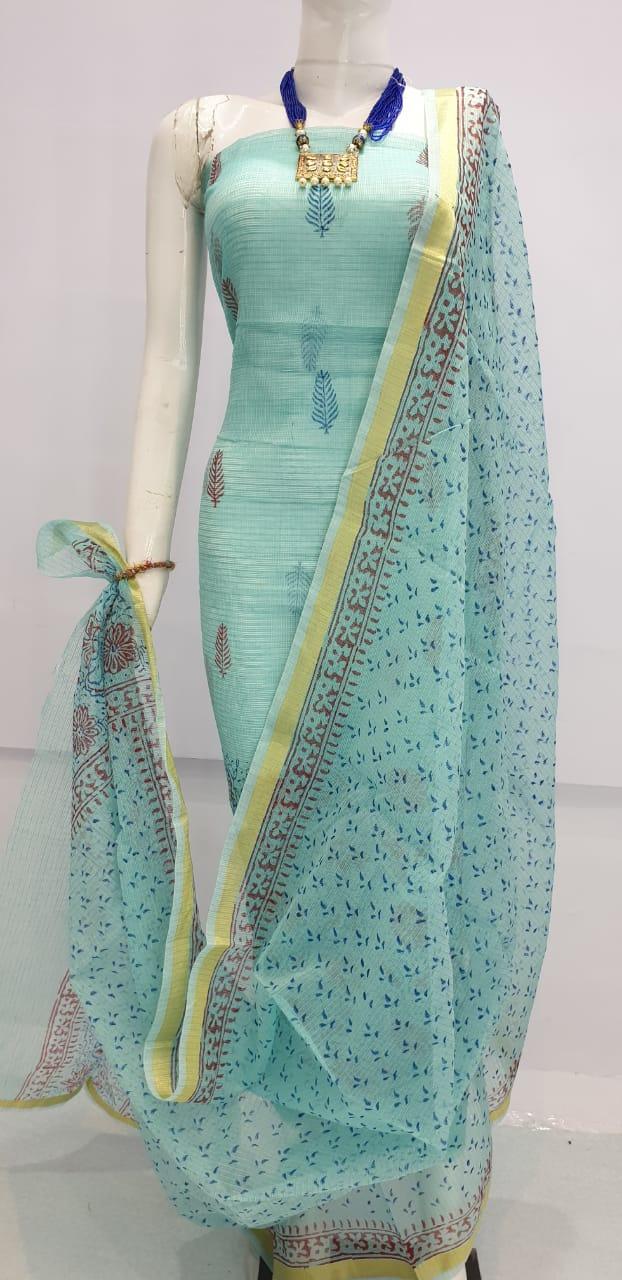 Kota Dress Material Ethnic's By Anvi Creations Kota Dress Material Ethnic's By Anvi Creations