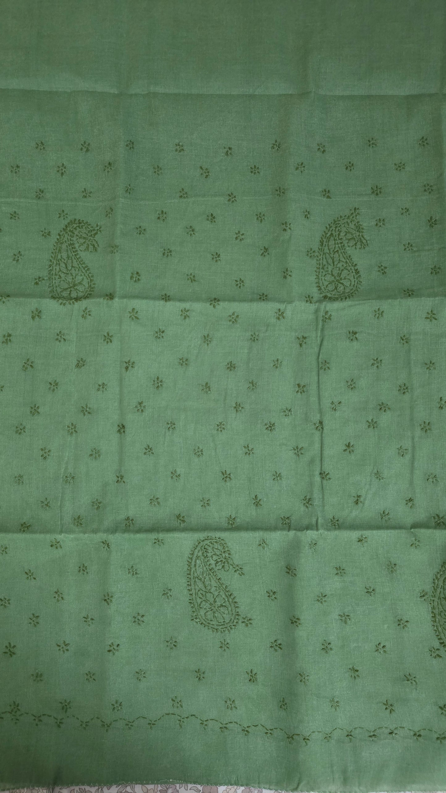 Pure Cotton Hand Work Lakhnavi Chikankari saree