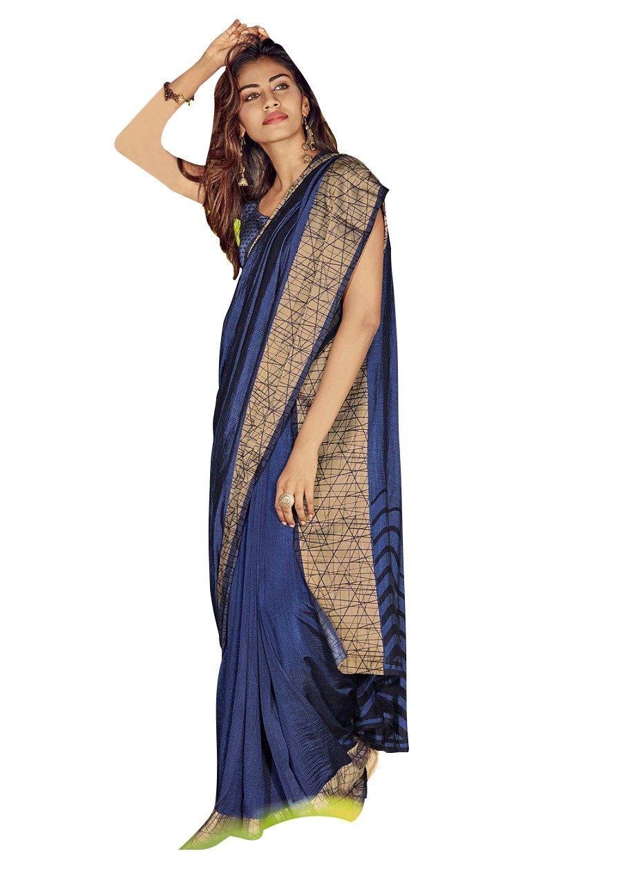Wholesale Set of 3 Printed Crepe Sarees with Contrast Border – Lightweight Daily Wear Combo ana