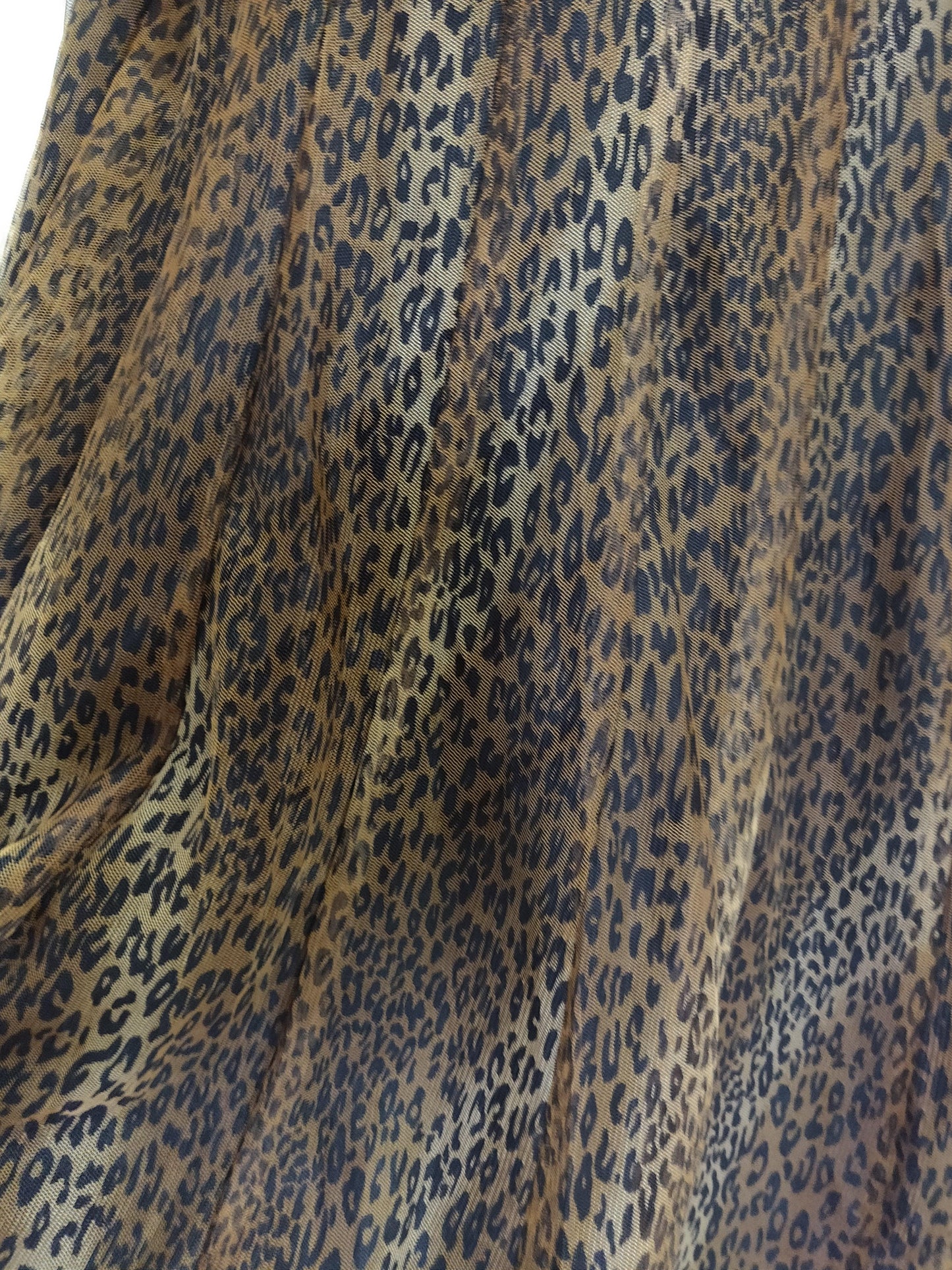 Designer Leopard Print Net Ready To Wear Lehenga Skirt Only ALC12 - Ethnic's By Anvi Creations