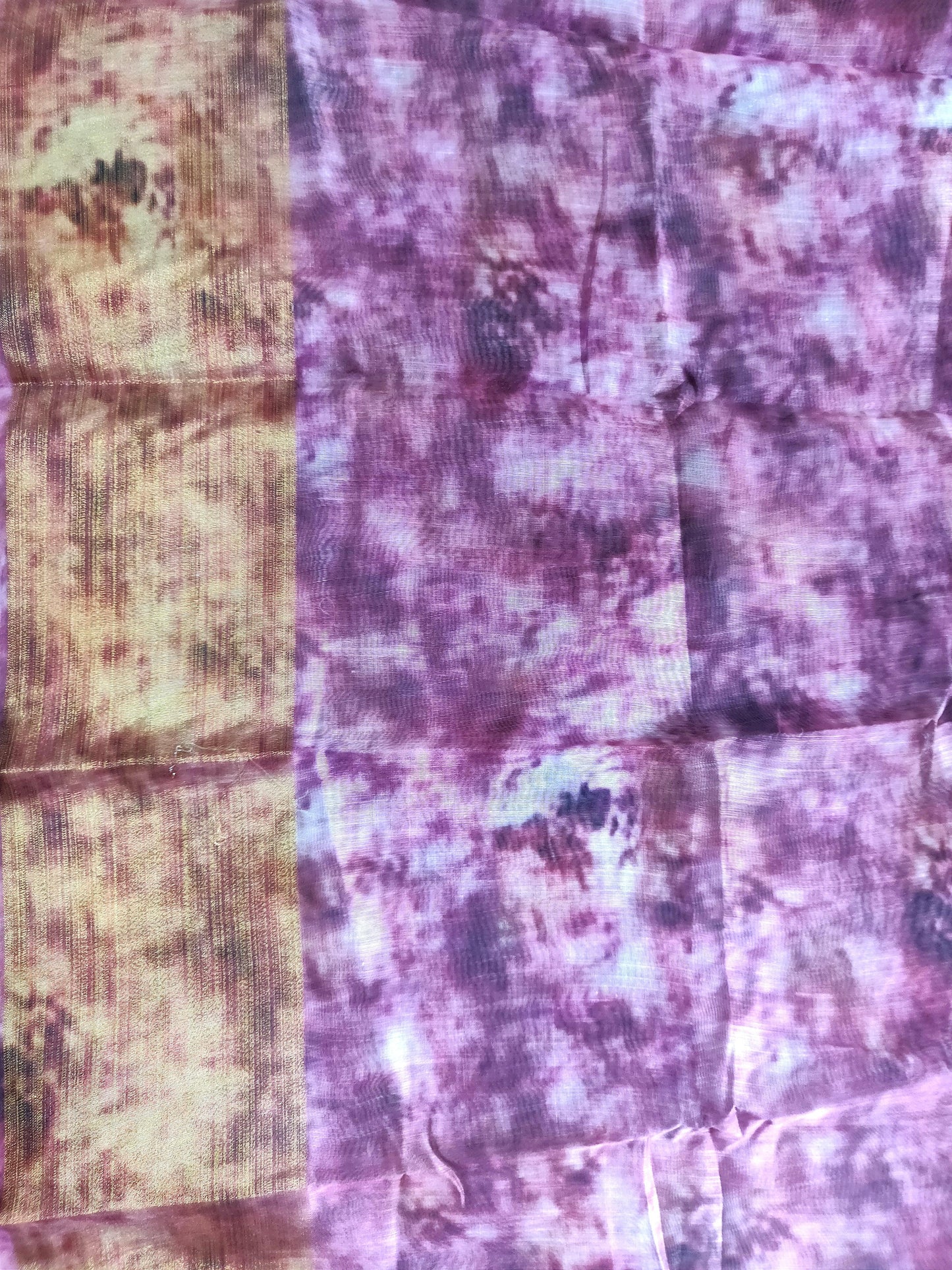 Designer Multi Digital Printed Linen Silk Saree ND04 - Ethnic's By Anvi Creations