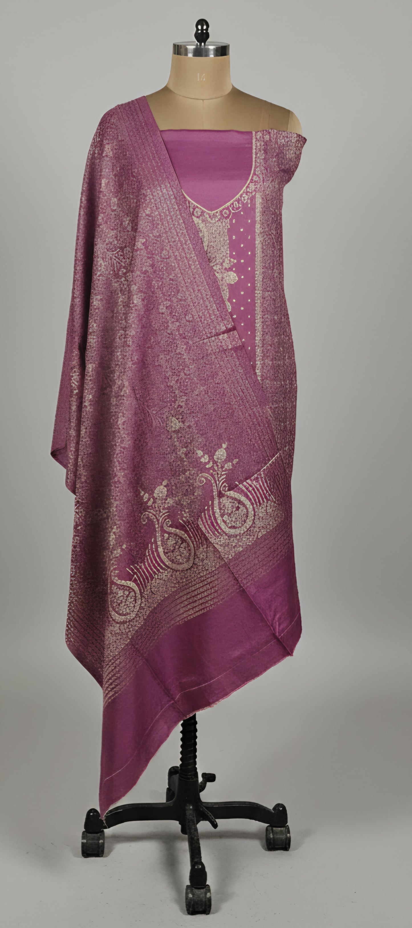 Jamawar Pashmina Weaving Three Piece Dress Material Suit | Premium Winter Ethnic Wear EVP6