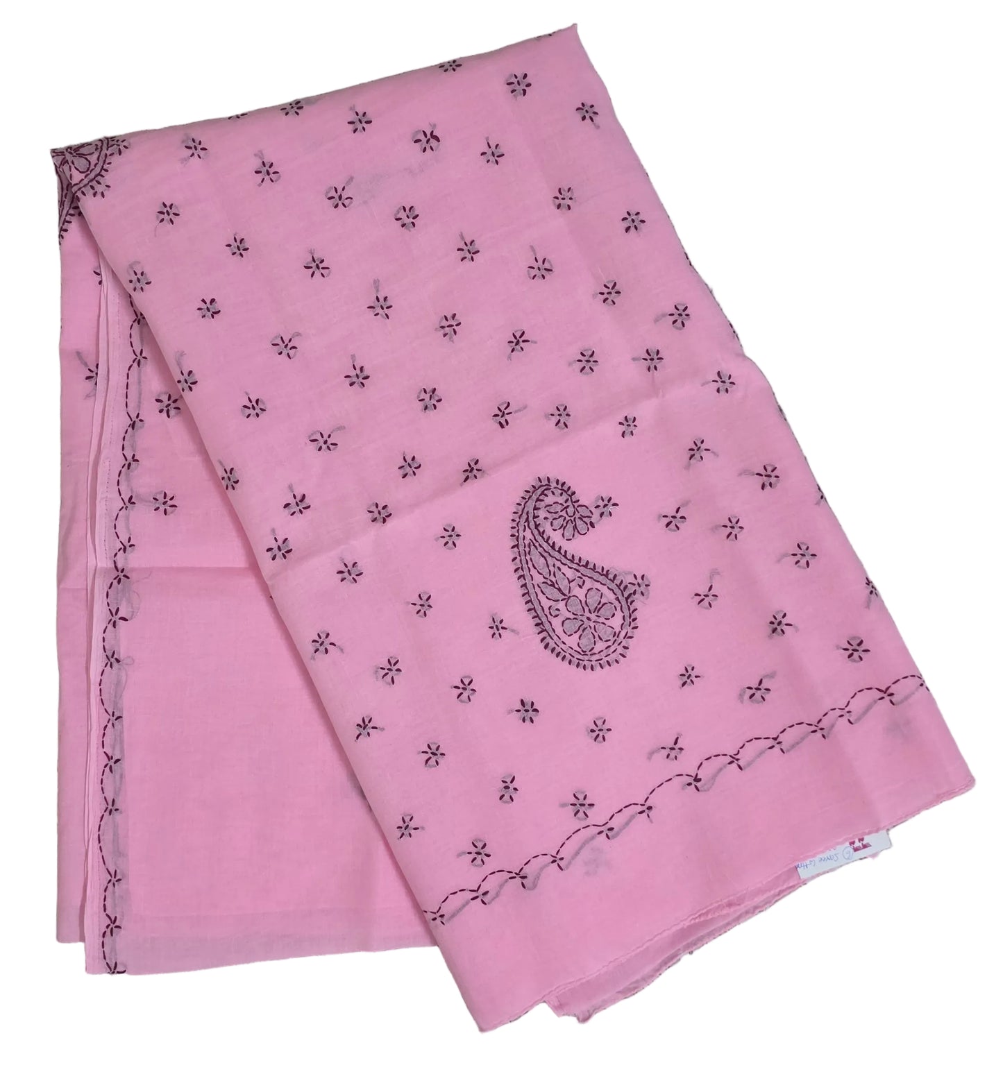 Pure Cotton Hand Work Lakhnavi Chikankari saree