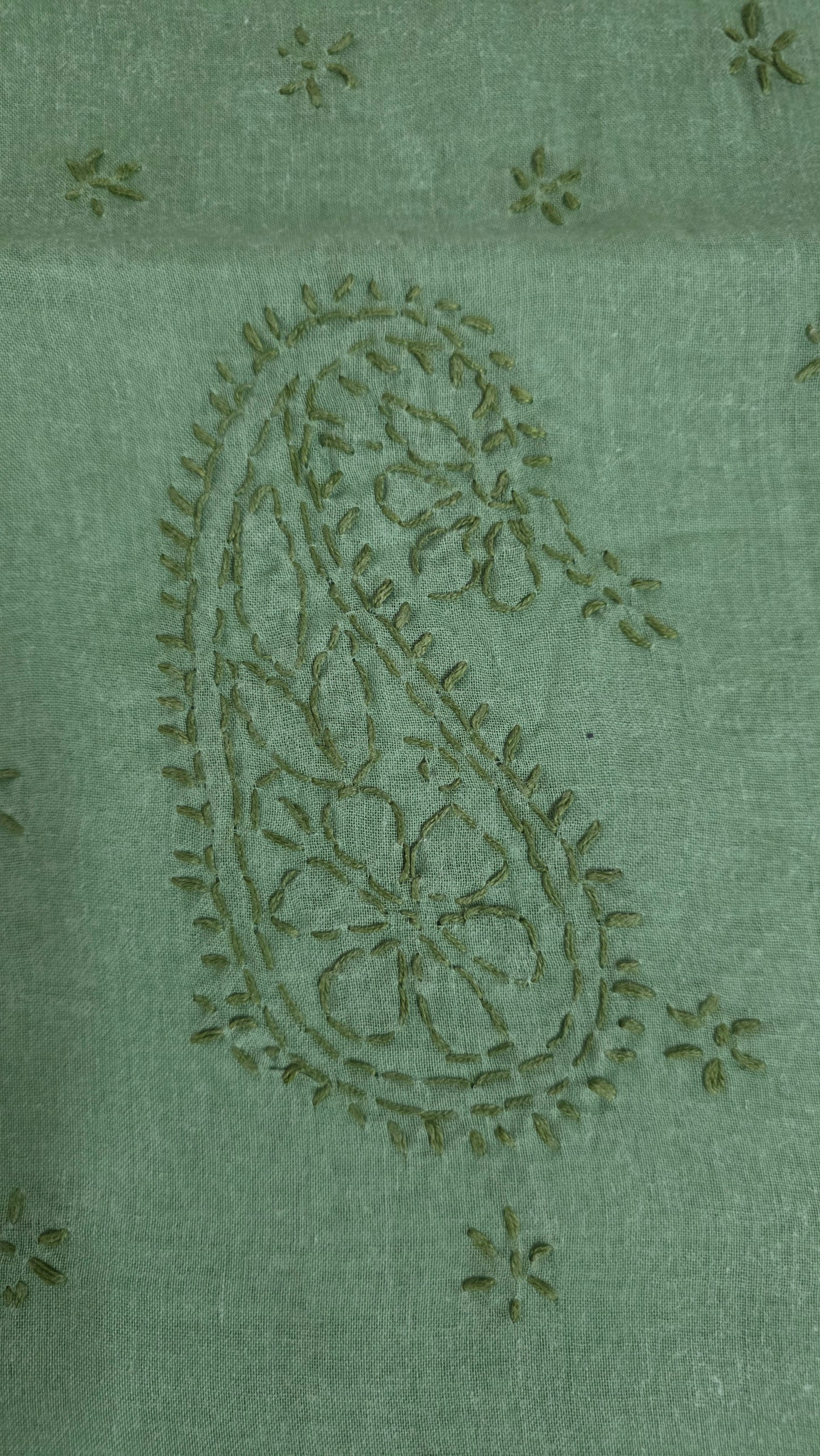 Pure Cotton Hand Work Lakhnavi Chikankari saree