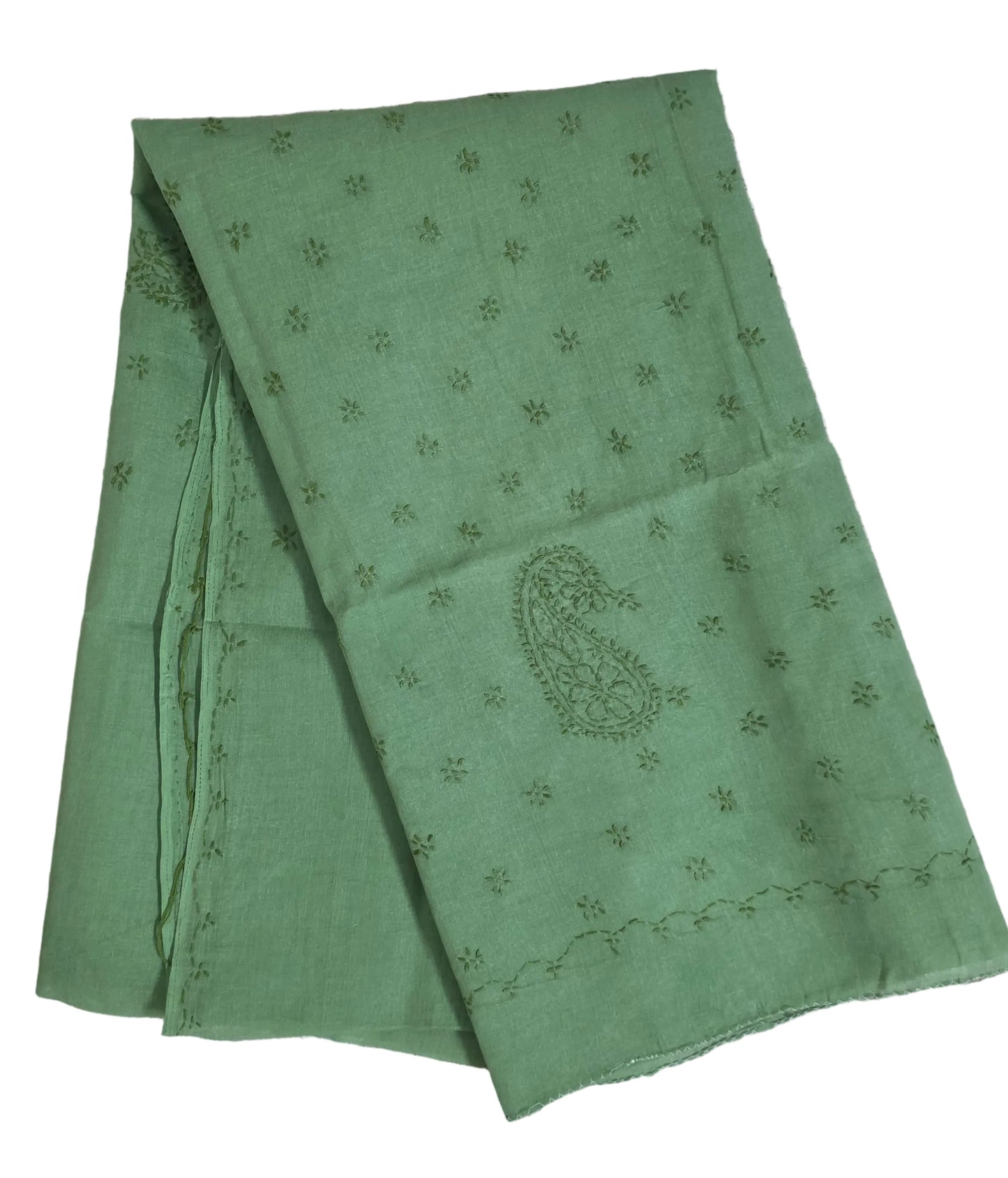Pure Cotton Hand Work Lakhnavi Chikankari saree