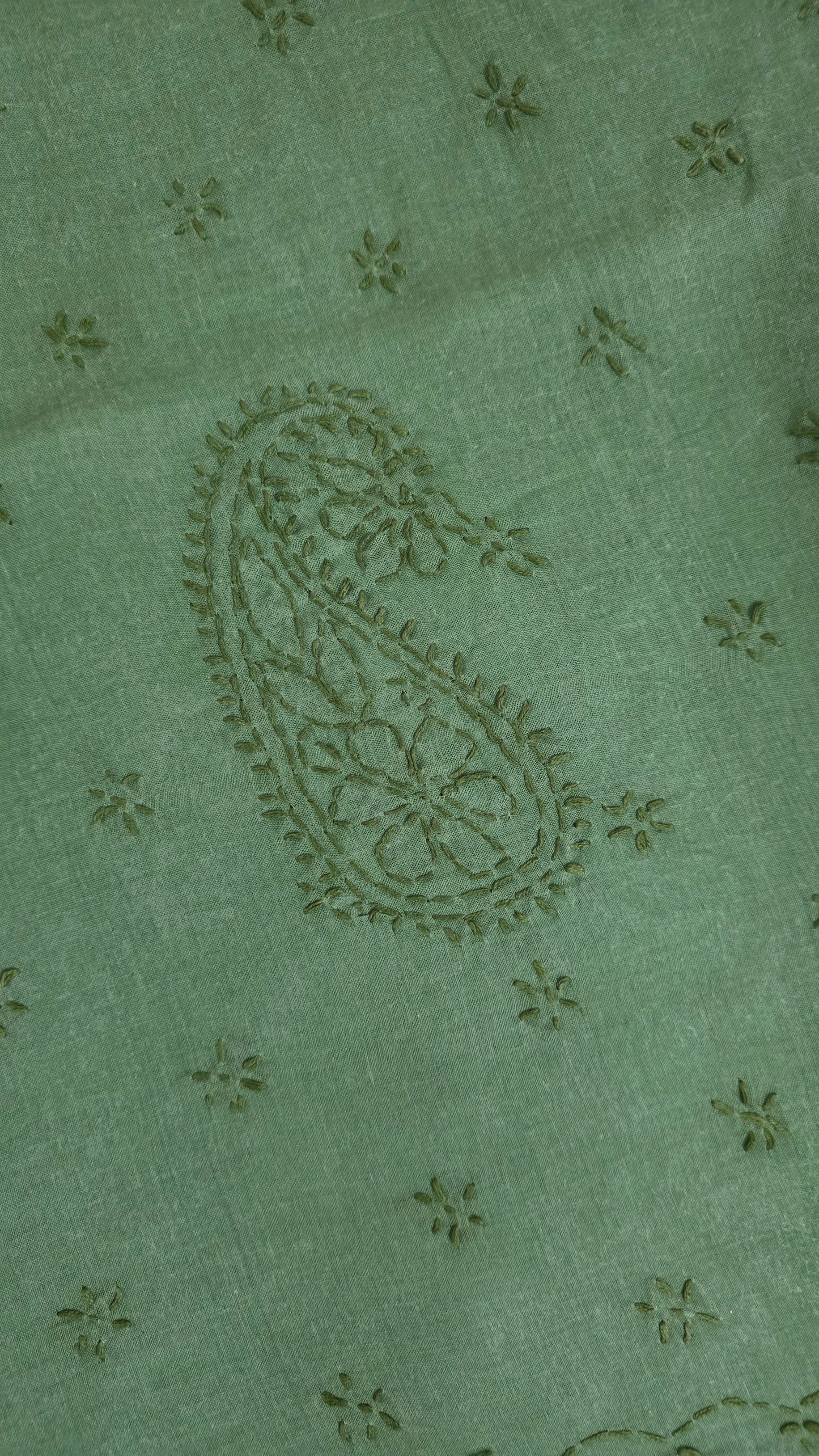 Pure Cotton Hand Work Lakhnavi Chikankari saree