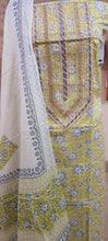 Load image into Gallery viewer, Jaipuri Cotton Printed Suit with Gotta Patti work EV13