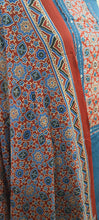 Load image into Gallery viewer, Cotton Kantha Kurta with Ajrakh Dupatta Suit EV22