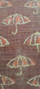 Light Brown Khadi Cotton Silk Block Printed Suit