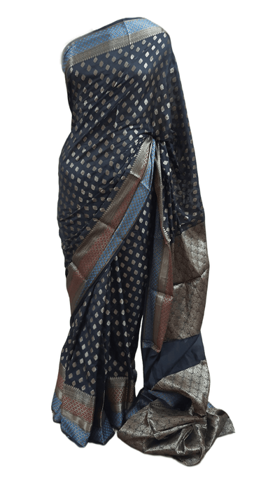 Black Summer Silk Banarasi Saree