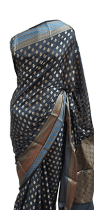 Black Summer Silk Banarasi Saree