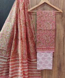 Exclusive Pink Chanderi Silk Salwar Kameez Dress Material AACH03-Anvi Creations-Chanderi Silk Suits
