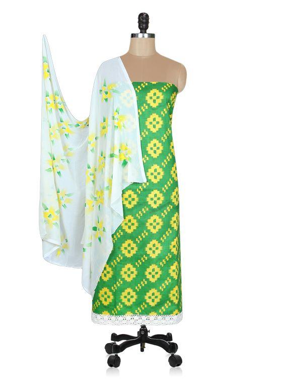 Designer Screen Printed Cotton Shalwar Kameez Dress Material ABP69-Anvi Creations-Salwar Kameez