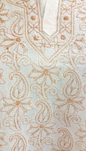 Load image into Gallery viewer, Beige Cotton Stitched Top Dress Size 40 ACC24-Anvi Creations-Kurta,Kurti,Top,Tunic