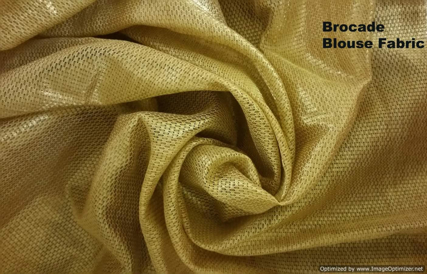 Yellow Khaddi Jequard Georgette Saree with Brocade Blouse Fabric ACC98-Anvi Creations-Designer Saree