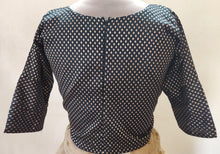 Charger l&#39;image dans la galerie, Designer Black Silk Zari Woven Ready to Wear Blouse Crop Top ACP08-Ethnic&#39;s By Anvi Creations-Blouse,Readymade Blouse