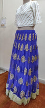 Load image into Gallery viewer, Designer Heavy Embroidered Royal Blue Ready To Wear Lehenga Skirt Only ALC27 - Ethnic&#39;s By Anvi Creations