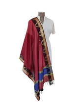 Charger l&#39;image dans la galerie, Banarasi Cotton Silk Dupatta-Anvi Creations-