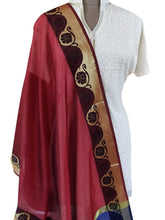 Charger l&#39;image dans la galerie, Banarasi Cotton Silk Dupatta-Anvi Creations-