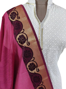 Banarasi Cotton Silk Dupatta BCPD05-Anvi Creations-