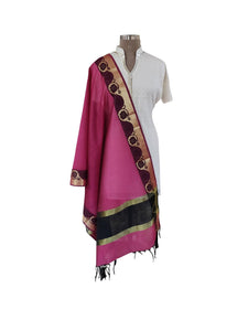 Banarasi Cotton Silk Dupatta BCPD05-Anvi Creations-