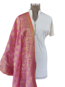 Banarasi Kota Cotton Weaven Dupatta BKCD03-Anvi Creations-