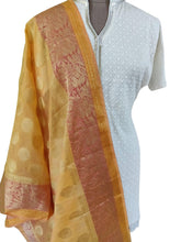 Load image into Gallery viewer, Banarasi Kota Cotton Weaven Dupatta BKCD04-Anvi Creations-