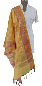 Banarasi Kota Cotton Weaven Dupatta BKCD04-Anvi Creations-