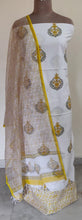 Load image into Gallery viewer, White Block Printed Suit with Kota Dupatta BPK26 - Ethnic&#39;s By Anvi Creations