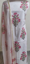Load image into Gallery viewer, White Block Printed Suit with Kota Dupatta BPK32 - Ethnic&#39;s By Anvi Creations