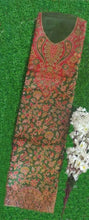 Load image into Gallery viewer, Green Pashmina Kani Weave Salwar Kameez Dress Material C324 - Ethnic&#39;s By Anvi Creations