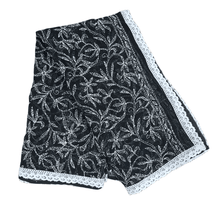 Load image into Gallery viewer, Designer Black Chikankari Tepchi Work Chiffon Dupatta DP58 - Ethnic&#39;s By Anvi Creations