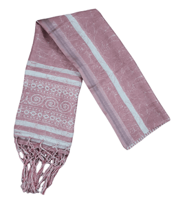 Pink Digital Printed Linen Cotton Dupatta DP63 - Ethnic's By Anvi Creations