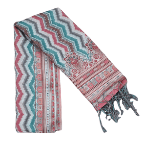 Multi Digital Printed Linen Cotton Dupatta DP66 - Ethnic's By Anvi Creations