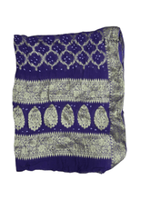 Load image into Gallery viewer, Purple Banarasi Weaven Georgette Gharchola Bandhani Dupatta DP75 - Ethnic&#39;s By Anvi Creations