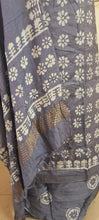 Load image into Gallery viewer, Blue Batik Cotton Silk Salwar kameez Dress material Ev03