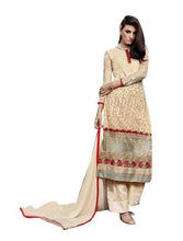 Charger l&#39;image dans la galerie, Elan Pakistani Replica Beige Georgette Embroidered Dress Material SC3302-Anvi Creations-Salwar Kameez