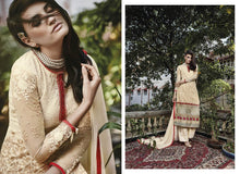 Charger l&#39;image dans la galerie, Elan Pakistani Replica Beige Georgette Embroidered Dress Material SC3302-Anvi Creations-Salwar Kameez