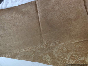 Antique Copper Self Textured Cotton Silk Fabric Precut 1 Meter FAB115 - Ethnic's By Anvi Creations