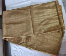 Load image into Gallery viewer, Golden Self Weaven Brocade Fabric Precut 1 Meter FAB116 - Ethnic&#39;s By Anvi Creations