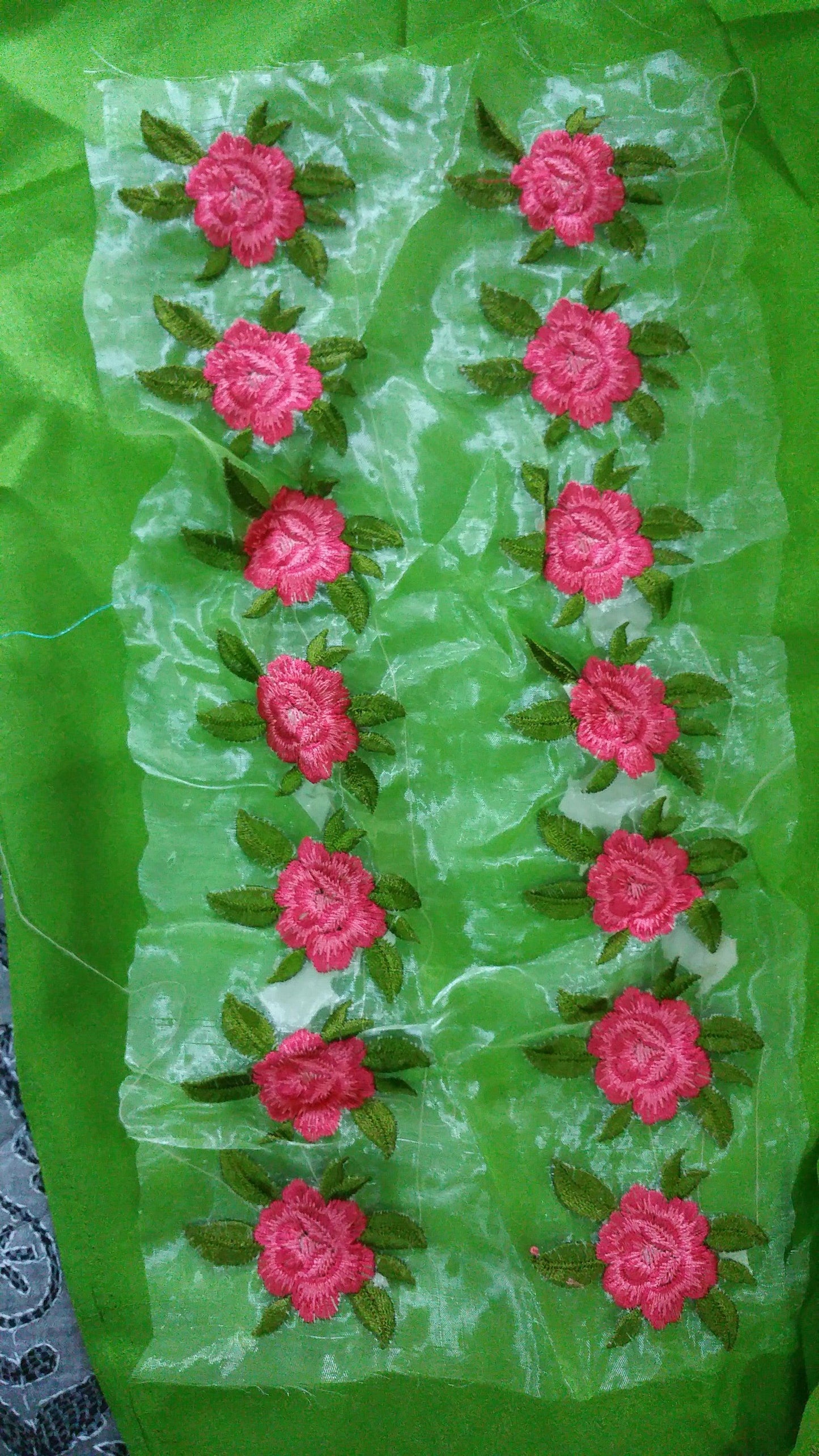Pakistani Replica Mina Hasan Georgette Embroidered Dress Material-Anvi Creations-Dress Material,SALE