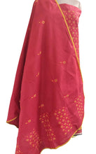 Load image into Gallery viewer, Designer South Cotton Red Heavy Chikankari Lakhnavi Embroidered Dress Material-Anvi Creations-Salwar Kameez