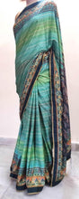 Charger l&#39;image dans la galerie, Green Silk Saree with Shawl AAS48 - Ethnic&#39;s By Anvi Creations