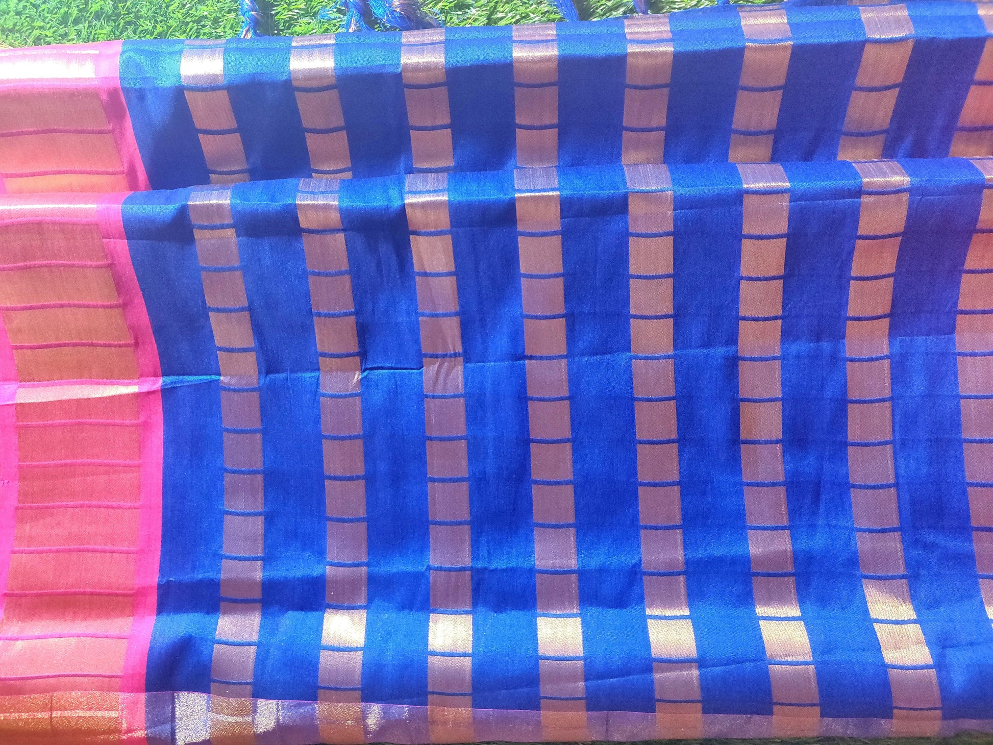 Designer Blue Soft Silk Weaving Saree 2143-Anvi Creations-Handloom Saree