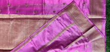 Charger l&#39;image dans la galerie, Purplish Pink Weaven Kora Banarasi Saree FAKB02 - Ethnic&#39;s By Anvi Creations