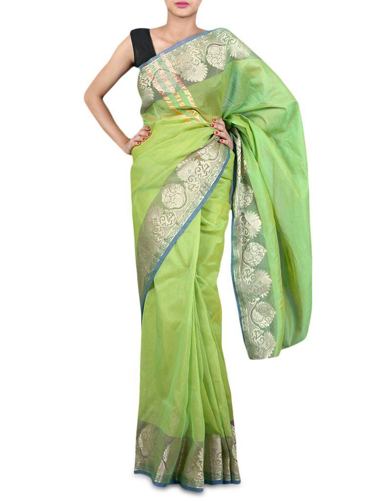 Designer Banarasi border Kota Cotton saree KBS40-Ethnic's By Anvi Creations-Handloom Saree