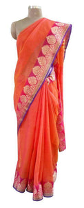Designer Banarasi border Kota Cotton saree KBS41-Ethnic's By Anvi Creations-Handloom Saree