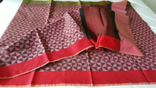 Charger l&#39;image dans la galerie, Designer Pink Printed Weaven Palla Kota Cotton Saree KCS113-Ethnic&#39;s By Anvi Creations-Handloom Saree