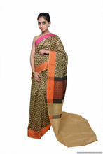 Load image into Gallery viewer, Designer Yellow Printed Weaven Palla Kota Cotton Saree KCS116-Ethnic&#39;s By Anvi Creations-Handloom Saree
