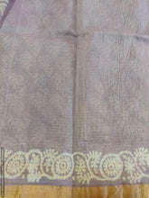 Charger l&#39;image dans la galerie, Light Purple Block Printed Pure Kota Cotton Saree with Blouse fabric KCS130 - Ethnic&#39;s By Anvi Creations
